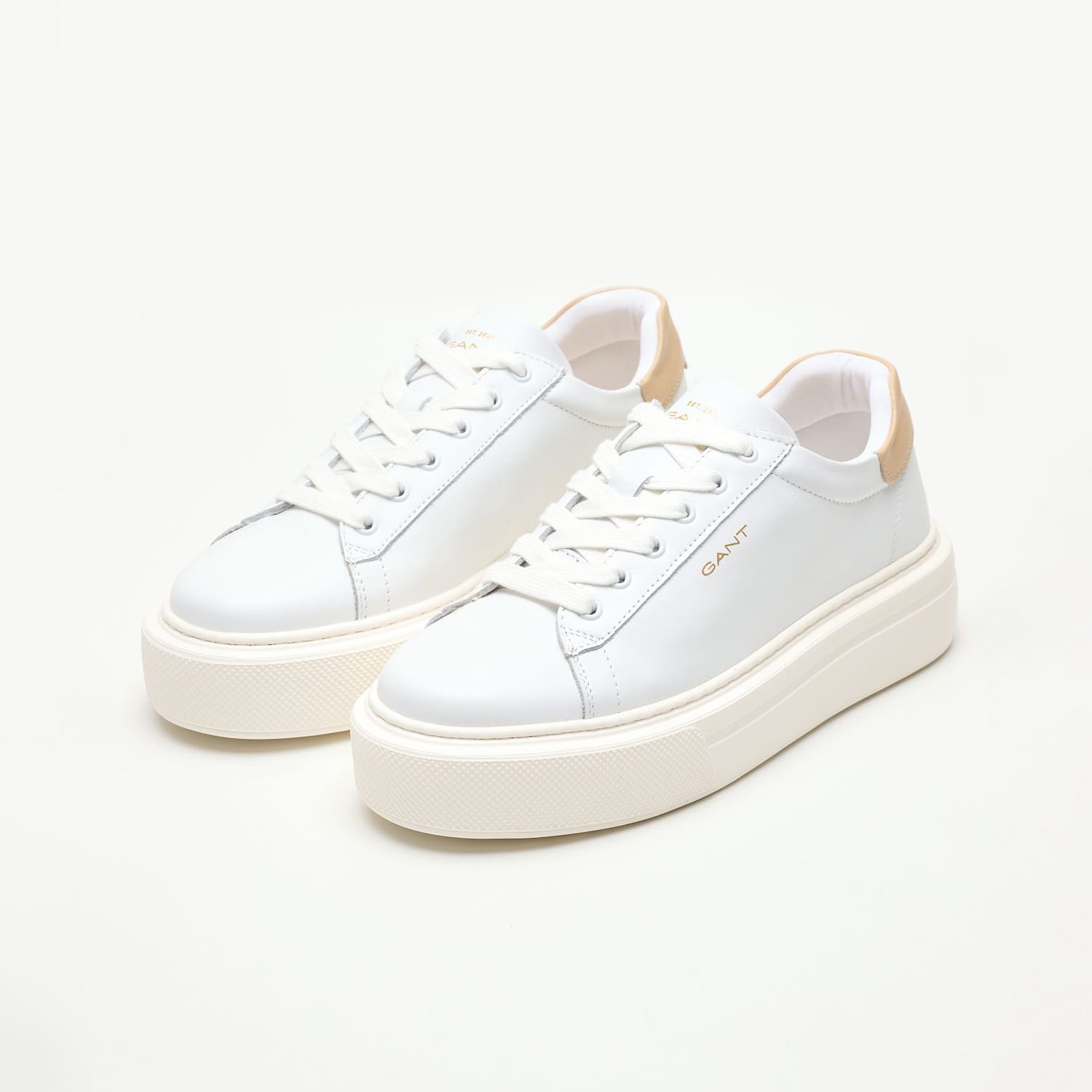 Women Casual Shoes Alincy.2 White Leather GANT Women Casual Shoes Alincy.2 White Leather GANT