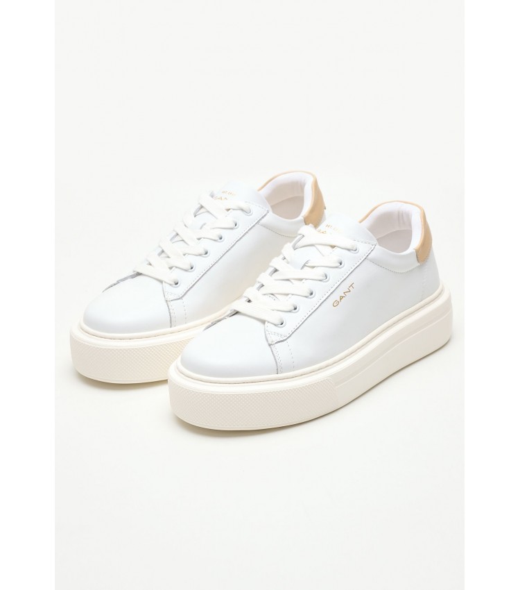 Women Casual Shoes Alincy.2 White Leather GANT