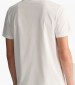 Men T-Shirts Arch.Script White Cotton GANT