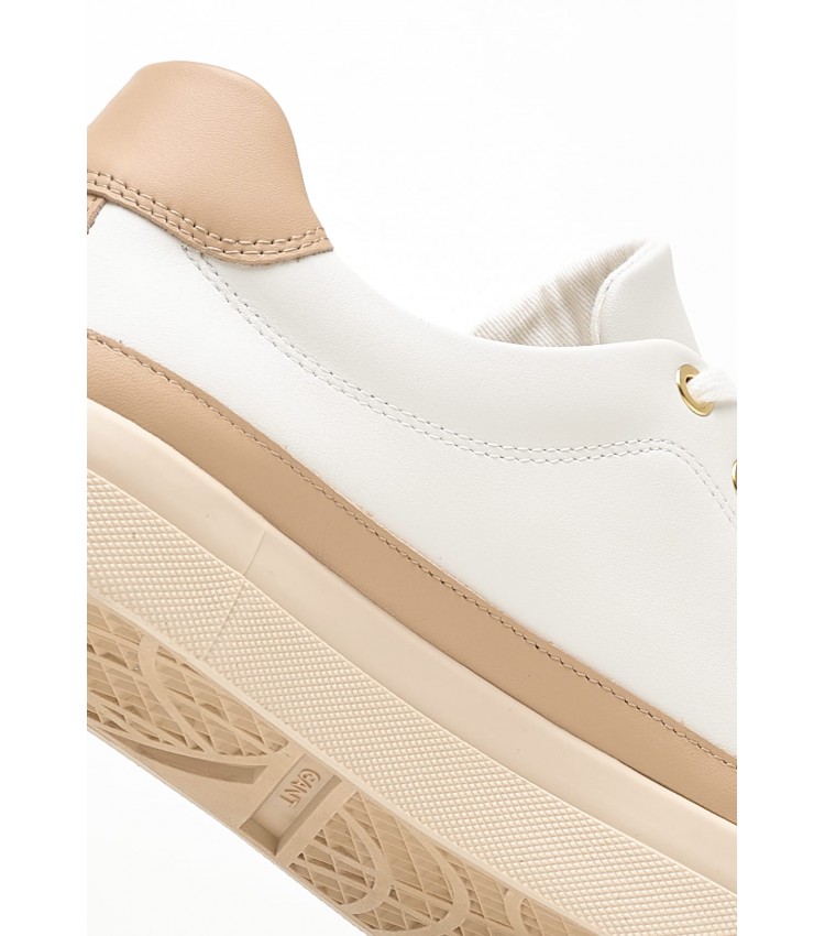 Women Casual Shoes Avona White Leather GANT