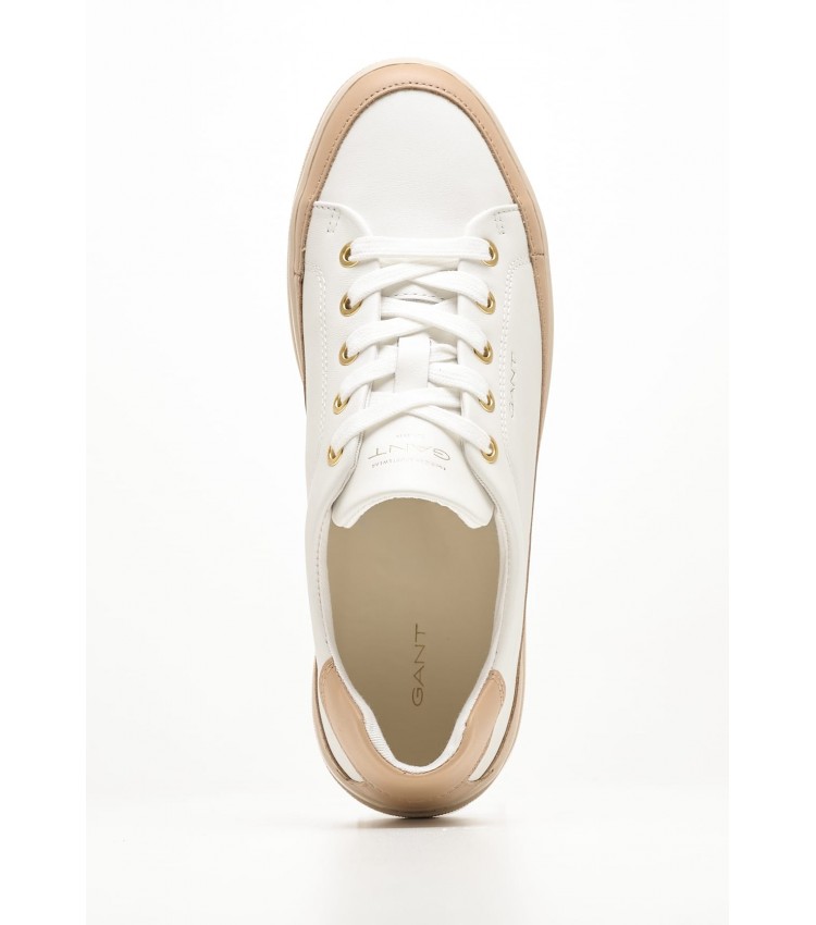 Women Casual Shoes Avona White Leather GANT