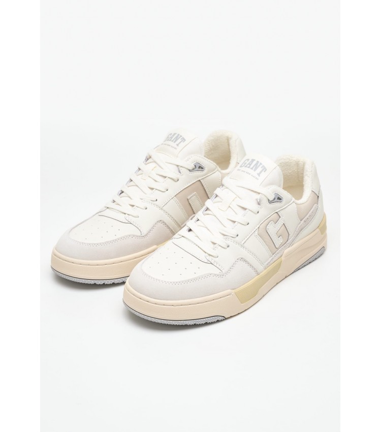 Men Casual Shoes Brookpal.24 White Leather GANT