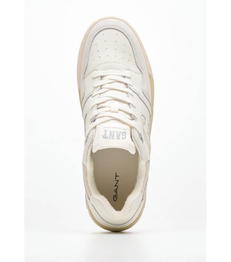 Men Casual Shoes Brookpal.24 White Leather GANT