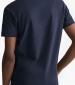 Men T-Shirts Con.Trast DarkBlue Cotton GANT