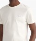 Men T-Shirts Con.Trast White Cotton GANT