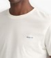 Men T-Shirts Con.Trast White Cotton GANT