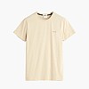 Men T-Shirts Con.Trast Beige Cotton GANT