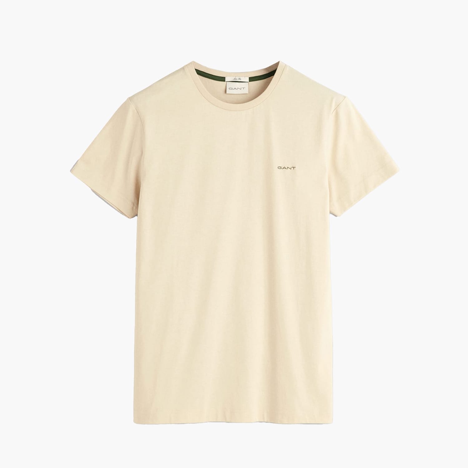 Men T-Shirts Con.Trast Beige Cotton GANT