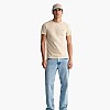 Men T-Shirts Con.Trast Beige Cotton GANT