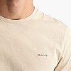 Men T-Shirts Con.Trast Beige Cotton GANT