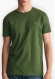 Men T-Shirts Con.Trast Green Cotton GANT