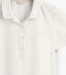 Women T-Shirts - Tops Contrast.Collar White Cotton GANT