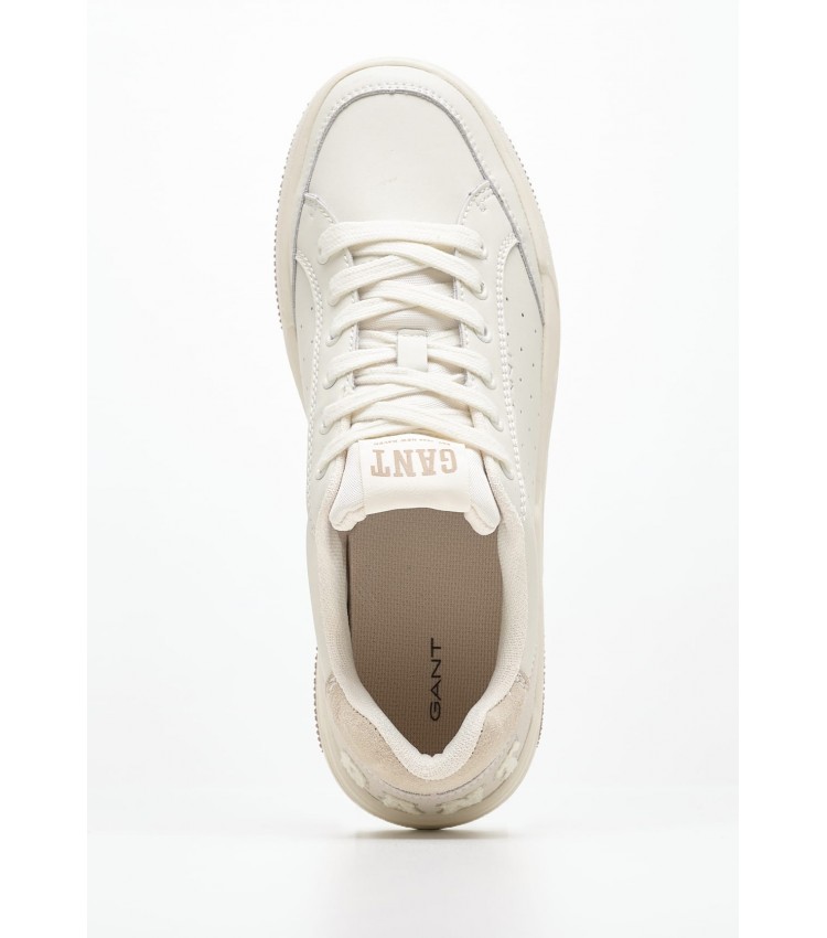 Women Casual Shoes Ellizy White Leather GANT