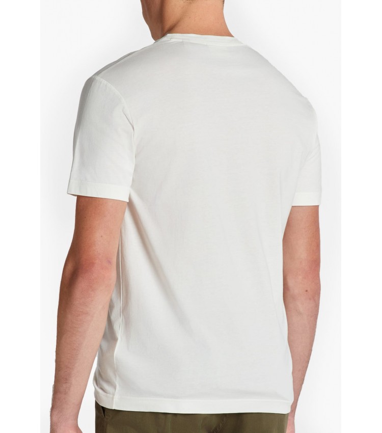 Men T-Shirts Gnt.Ss White Cotton GANT