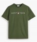 Men T-Shirts Graphic.Ss Green Cotton GANT
