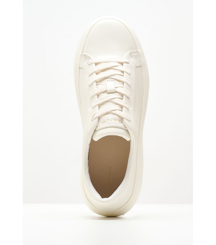 Women Casual Shoes Jennise White Leather GANT