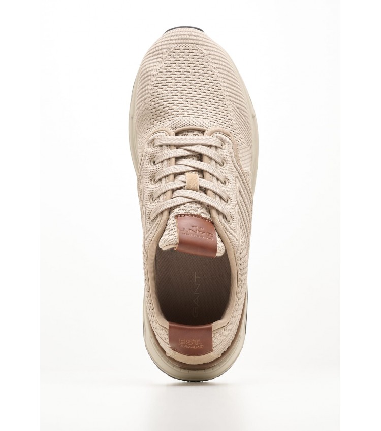 Men Casual Shoes Jeuton.24 Beige Fabric GANT