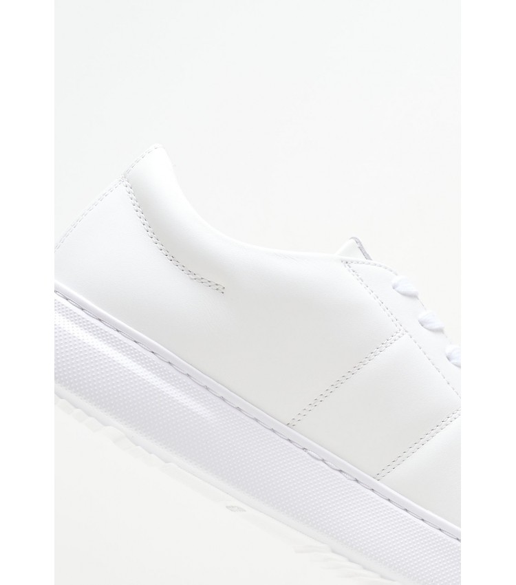 Men Casual Shoes Joree.Flg White Leather GANT