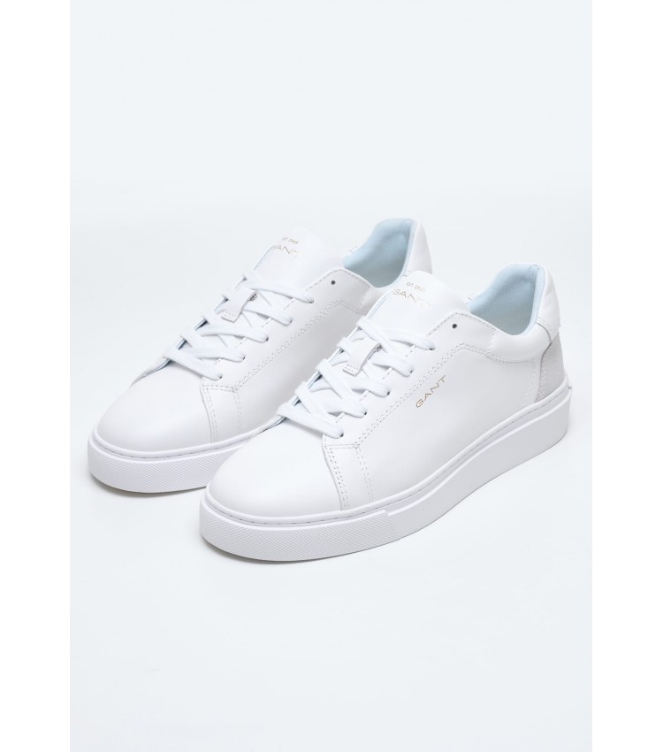 Women Casual Shoes Julice.W White Leather GANT