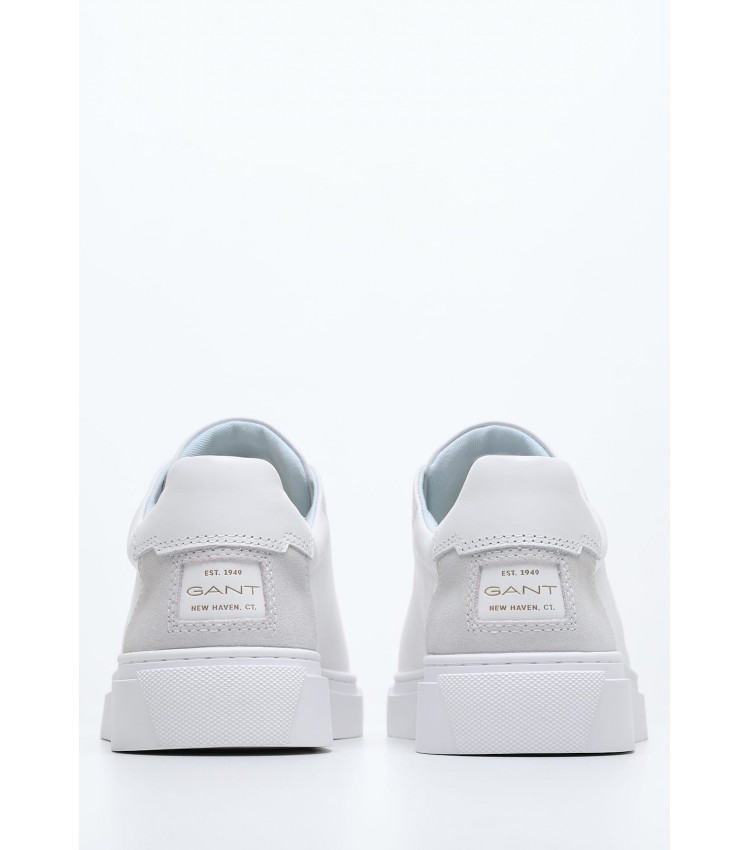 Women Casual Shoes Julice.W White Leather GANT