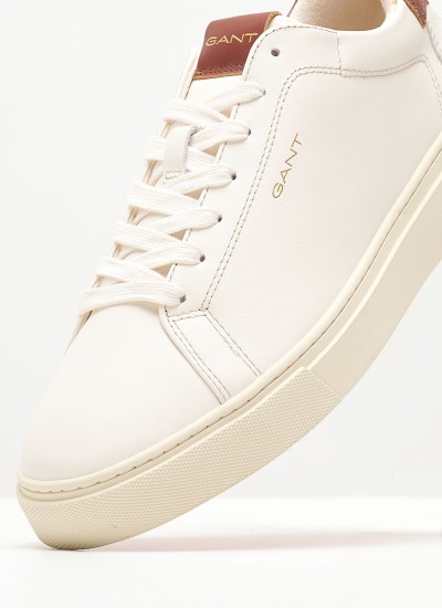 Ανδρικά Παπούτσια Casual Retro.Basket Άσπρο Δέρμα Tommy Hilfiger