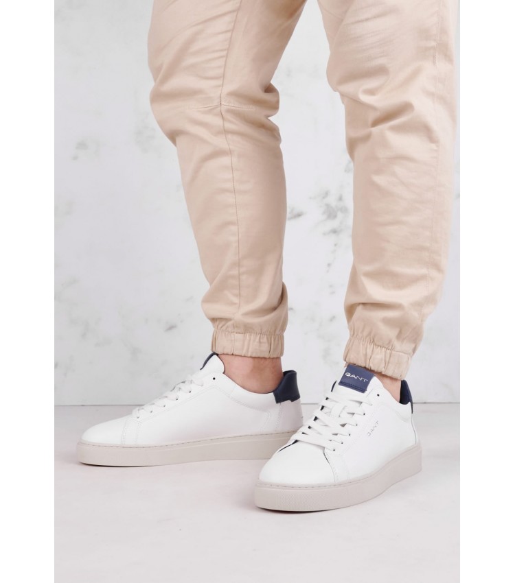 Men Casual Shoes Mc2.Julien White Leather GANT