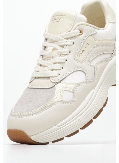 Women Casual Shoes Neuwill.24 White Leather GANT