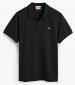 Men T-Shirts Polo.Original.M Black Cotton GANT