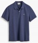 Men T-Shirts Polo.Original.M Blue Cotton GANT