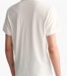 Men T-Shirts Polo.Original.M White Cotton GANT
