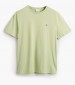 Men T-Shirts Reg.Ss.Lime Green Cotton GANT