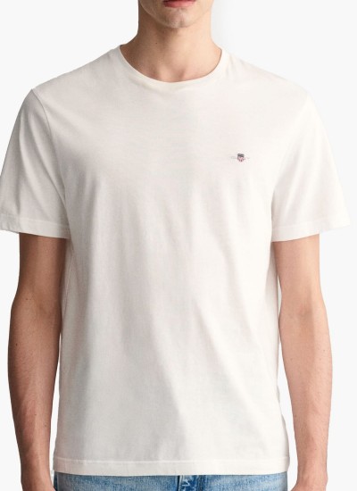Men T-Shirts L1212.S Beige Cotton Lacoste