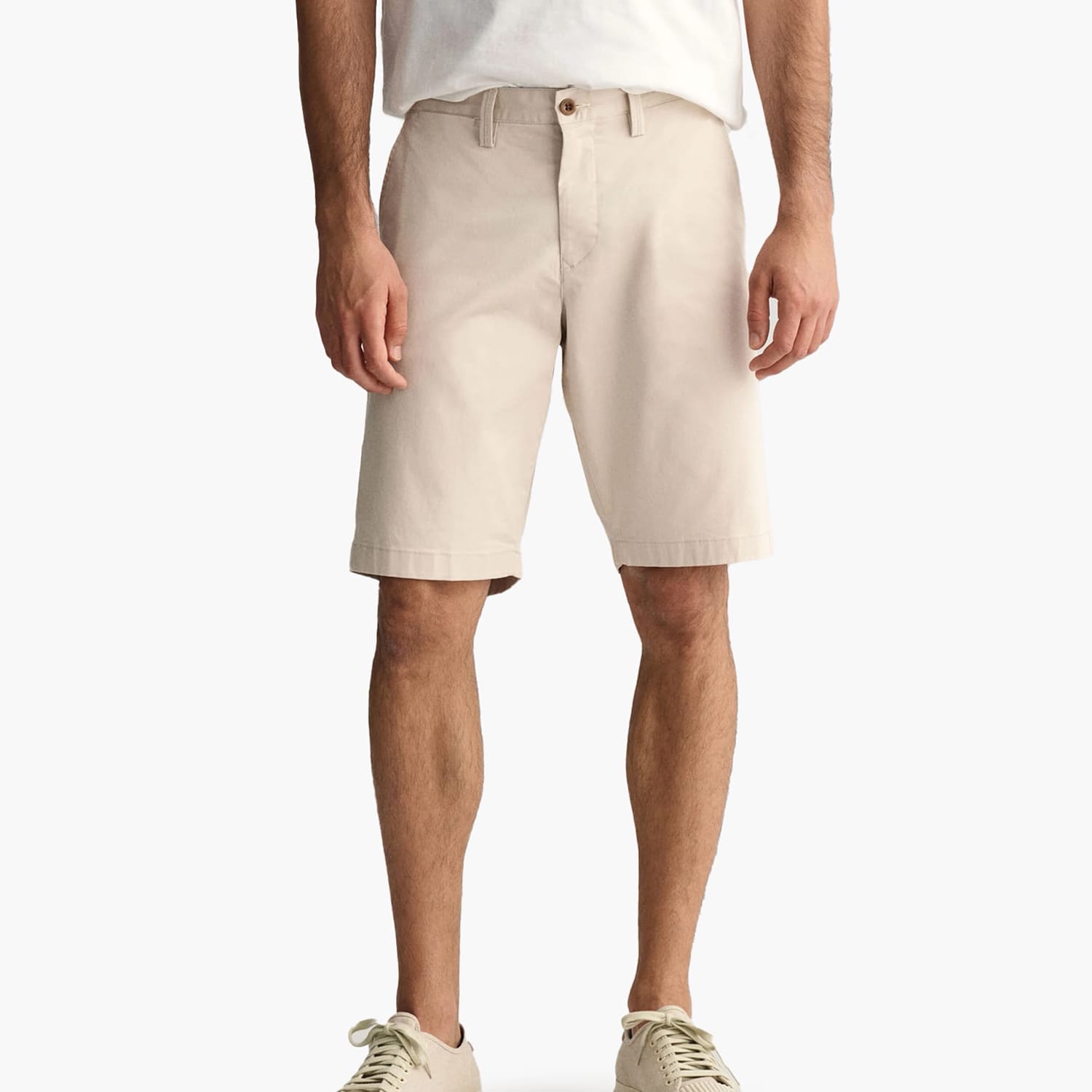 Ανδρικές Βερμούδες Relaxed.Shorts Μπεζ Βαμβάκι GANT