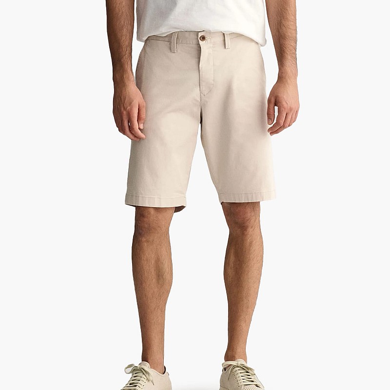 Men Vermouth Relaxed.Shorts Beige Cotton GANT