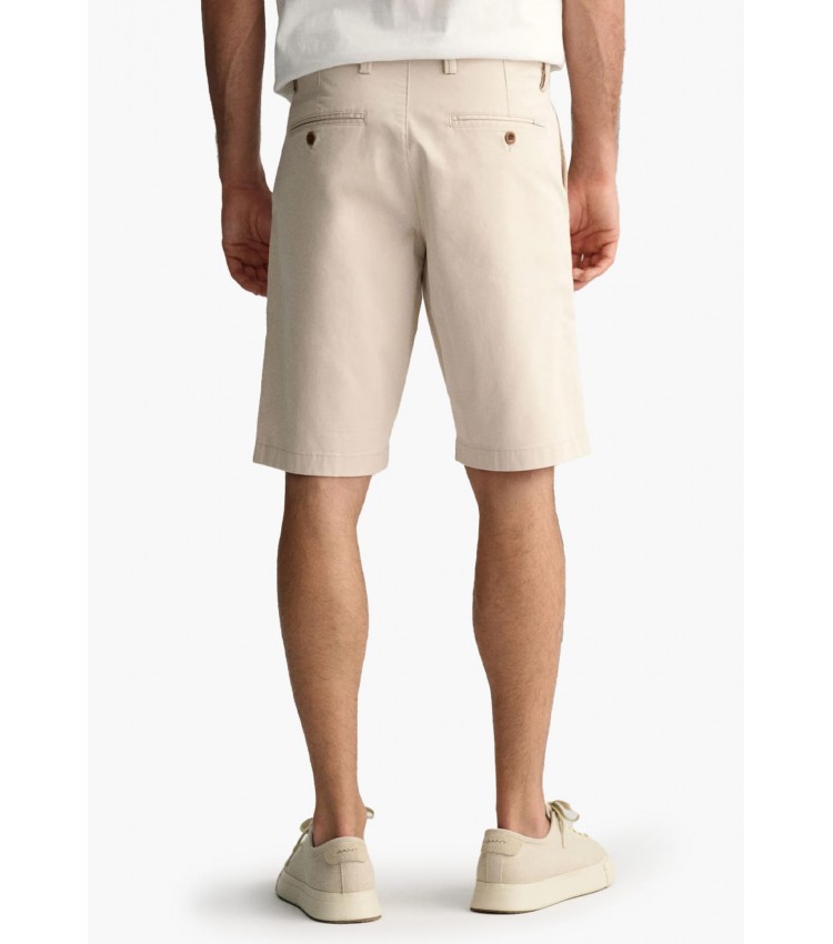 Men Vermouth Relaxed.Shorts Beige Cotton GANT