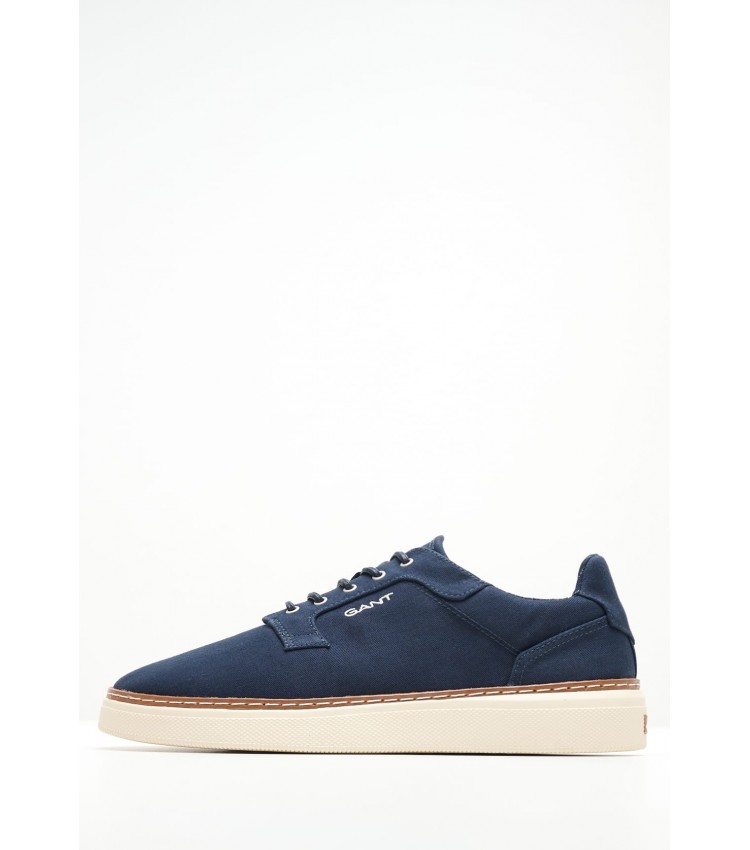 Men Casual Shoes San.Prep Blue Fabric GANT