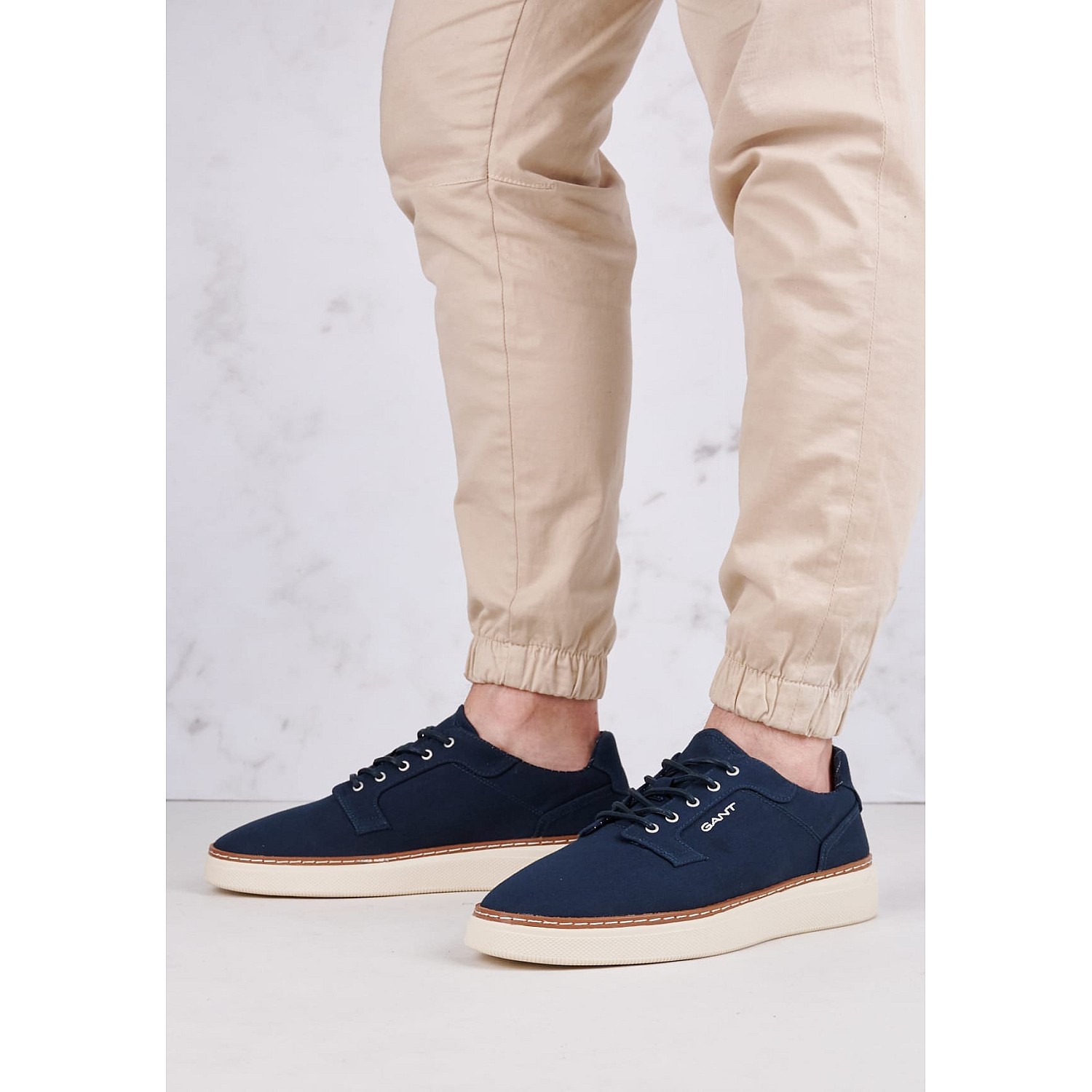 Ανδρικά Παπούτσια Casual San.Prep Μπλε Ύφασμα GANT Ανδρικά Παπούτσια Casual San.Prep Μπλε Ύφασμα GANT