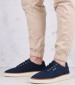 Men Casual Shoes San.Prep Blue Fabric GANT