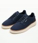 Men Casual Shoes San.Prep Blue Fabric GANT