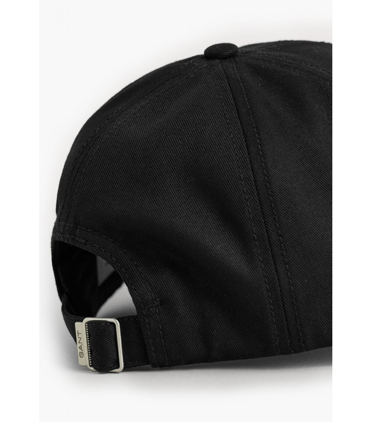 Men's Caps Shield.Cap Black Cotton GANT