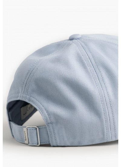 Men's Caps Shield.Cap Blue Cotton GANT