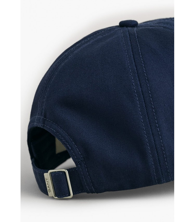 Men's Caps Shield.Cap DarkBlue Cotton GANT