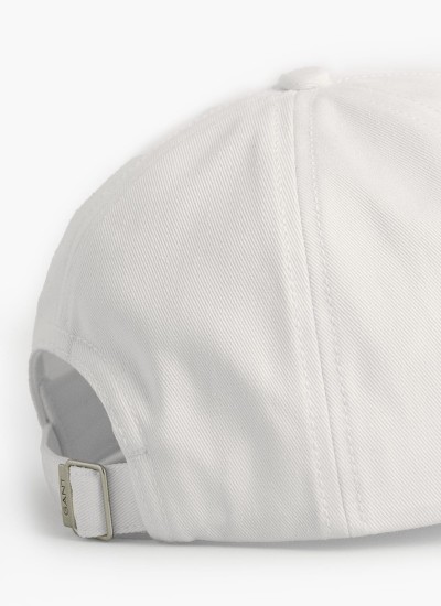 Ανδρικά Καπέλα Shield.Cap Σκούρο Μπλε Βαμβάκι GANT