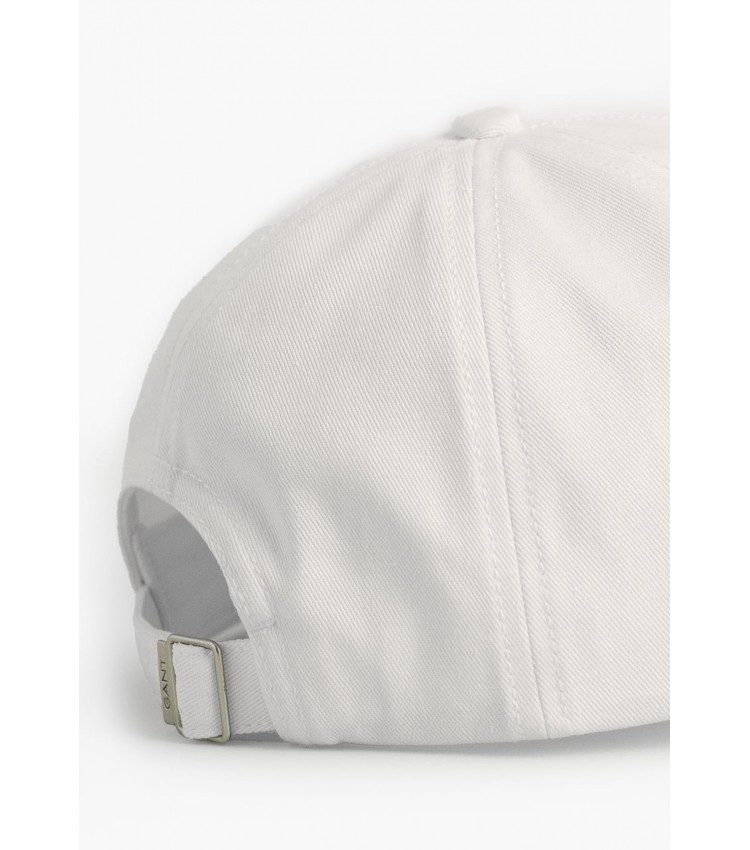 Men's Caps Shield.Cap White Cotton GANT