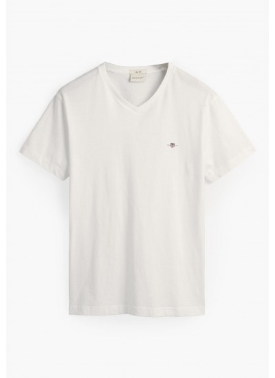 Men T-Shirts A2C2R White Cotton Timberland
