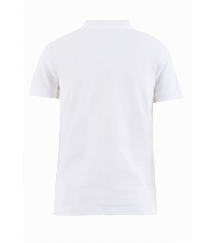Γυναικείες Μπλούζες - Τοπ Slim.Printed Άσπρο Βαμβάκι GANT