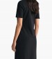 Women Dresses - Bodysuits Ss.Dress Black Cotton GANT