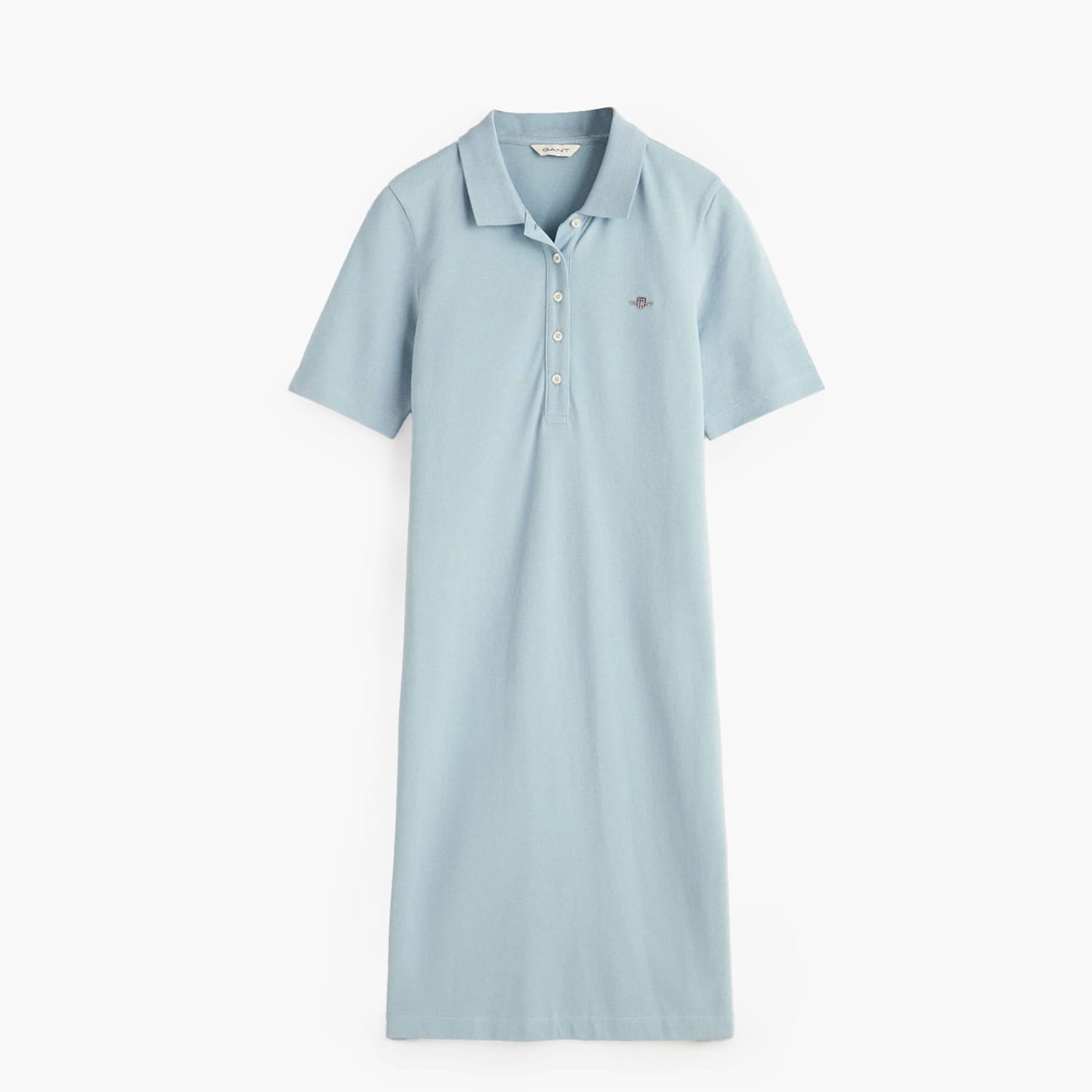 Γυναικεία Φορέματα - Ολόσωμες Φόρμες Ss.Dress Μπλέ Ανοιχτό Βαμβάκι GANT