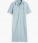 Women Dresses - Bodysuits Ss.Dress LightBlue Cotton GANT