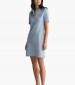 Women Dresses - Bodysuits Ss.Dress LightBlue Cotton GANT